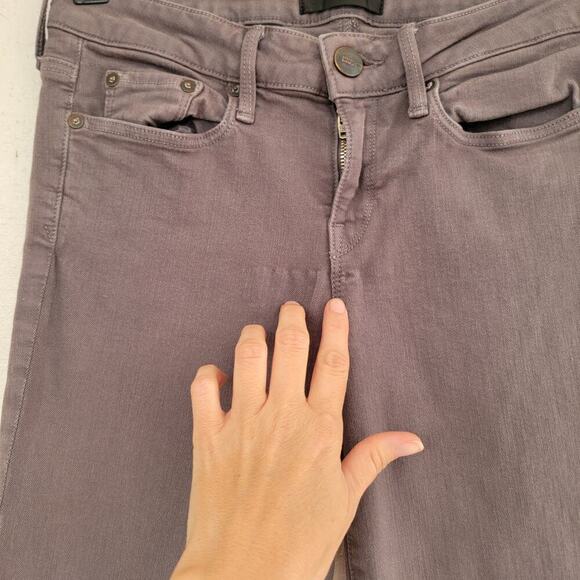Vince Riley Legging Dark Gray Skinny Jeans Pants Low Rise Stretch - Picture 6 of 13